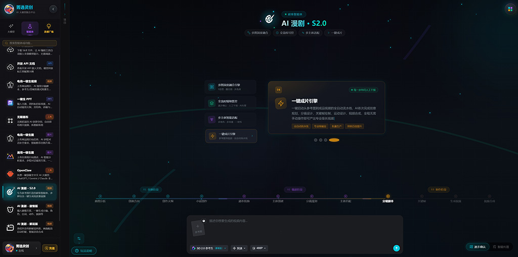 AI漫剧连续产线素材